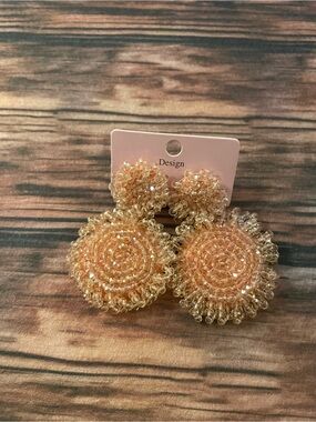 Home Made Beaded Drop Earrings - Women's Fashion Jewelry